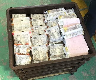 配送積荷の積込み